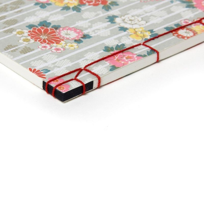 Cuaderno japonés con estampado de Peonías - BOTAN