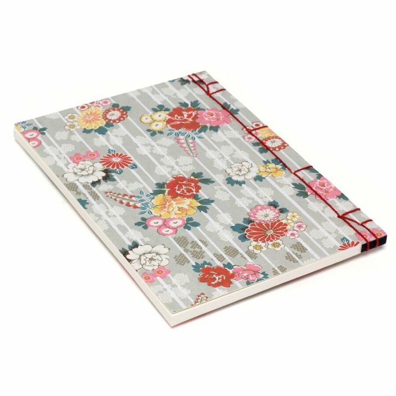 Cuaderno japonés con estampado de Peonías - BOTAN