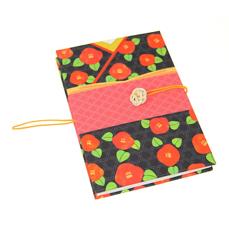 Carnet de notes japonais motif Fleurs de prunes- UME NO HANA