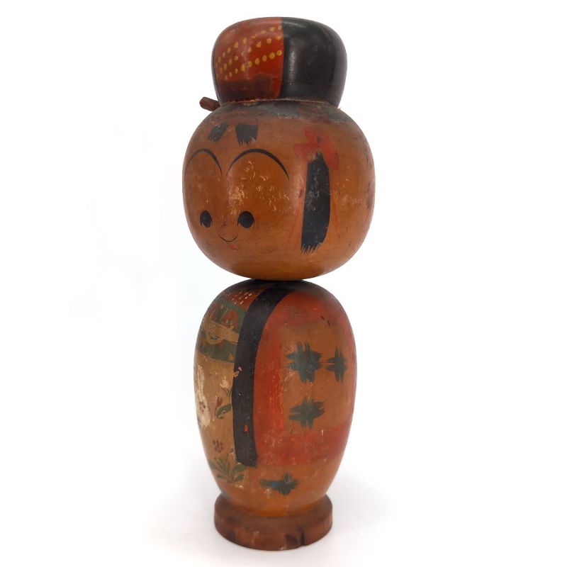 Poupée en bois japonaise, KOKESHI VINTAGE, 21cm