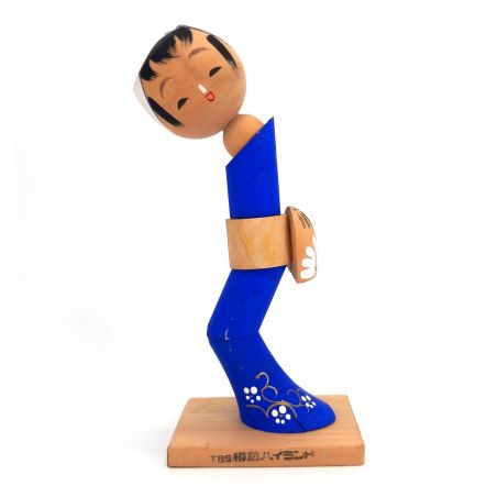 Muñeca japonesa de madera, KOKESHI VINTAGE, 23cm