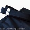 pantaloni larghi con pieghe, Hakama, Tetron Aikido, neri