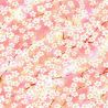 large sheet of Japanese paper, YUZEN WASHI, pink, Sakura flowers