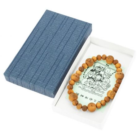 Bracelet-mala Nenju Bonne Fortune Santal