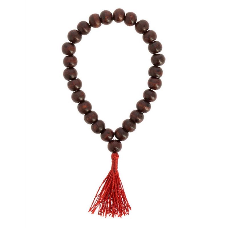 Mala-Armband aus dunklem Holz