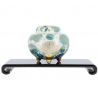 Black Lacquered Base for Incense Burner