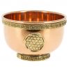 Copper Incense Burner, Bowl, Flower of Life