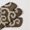 Japanese Tabi Socks, Karakusa, Khaki, Arabesque, 25-28cm