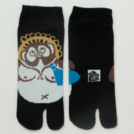 Chaussettes japonaises tabi, Tanuki, 25-28cm