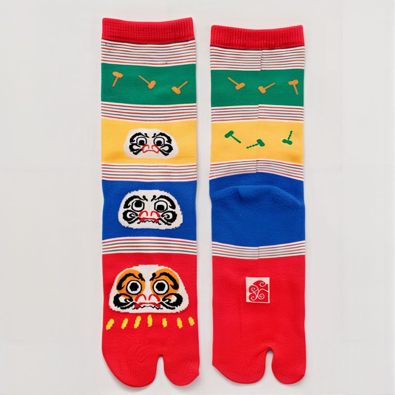 Calcetines tabi japoneses, DARUMA, 23-25 ​​​​cm