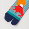 Chaussettes japonaises tabi, mont FUJI, 23-25 cm