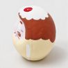 Japanische Puppe, DARUMA, Schokoladen-Kirsch-Schlagsahne-Torte, KAFFEE