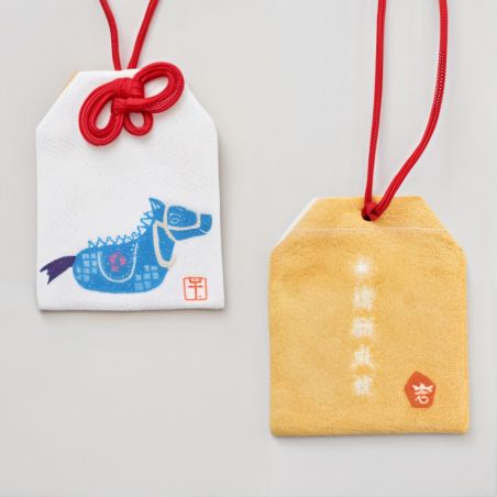 Japanisches Omamori-Amulett – chinesisches Sternzeichen des Pferdes