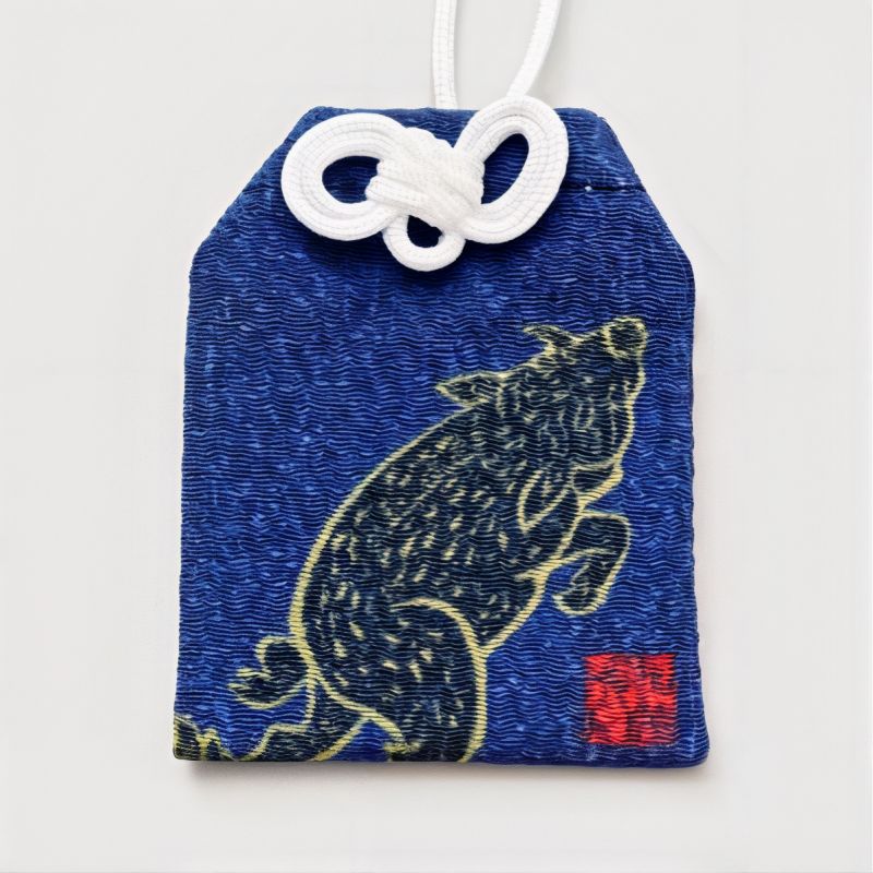 Amuleto japonés Omamori Ki-Yan - signo chino del Jabalí