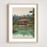 Japanese print, Golden Pavilion, Kinkakuji, YOSHIDA HIROSHI