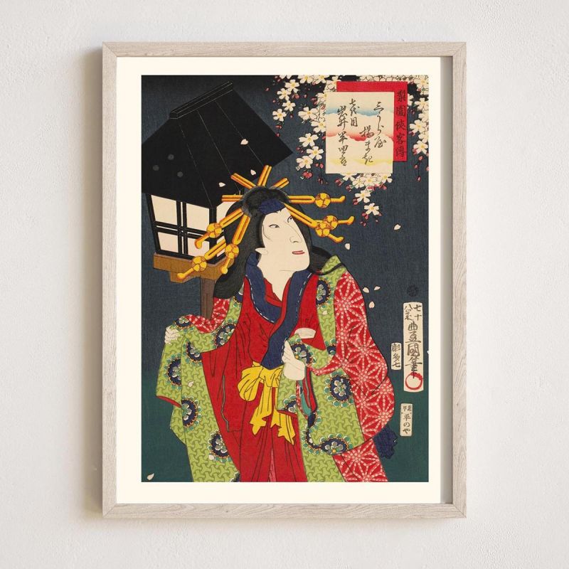 Japanese print, Legendary tales of knights, Iwai Hanshiro, KUNISADA