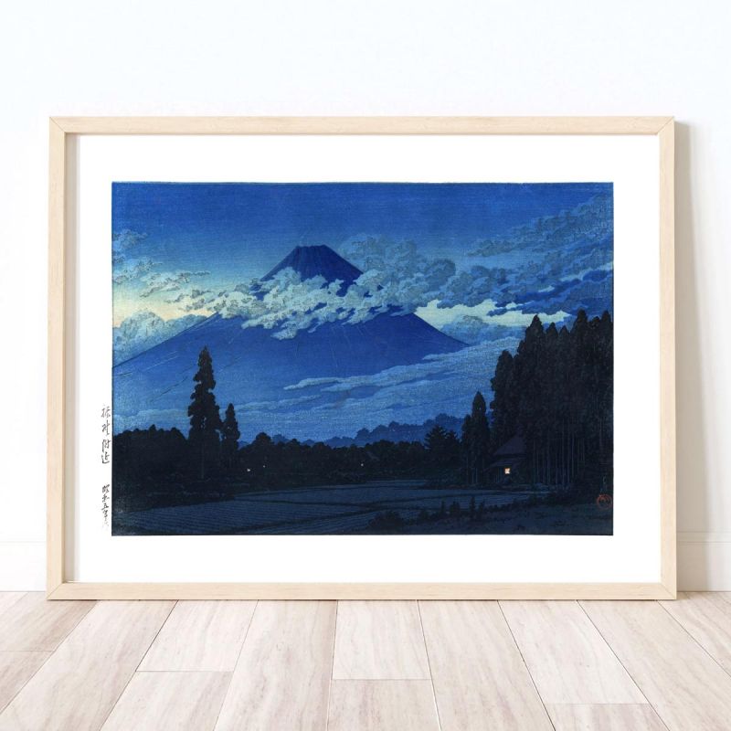 print reproduction of Kawase Hasui, Fuji near Susono, Susono Fukin