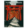 illustration japonaise du sanctuaire Fushimi Inari Taisha à Kyoto, by ダヴィッド