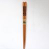 Pair of Japanese chopsticks in natural wood - YOSEGI 1