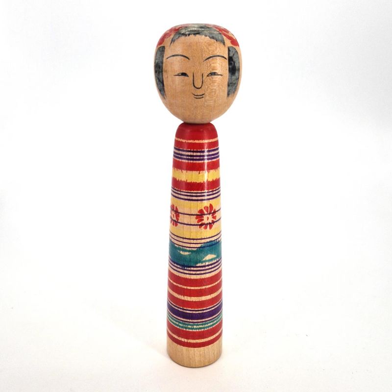 Muñeca japonesa de madera - kokeshi vintage