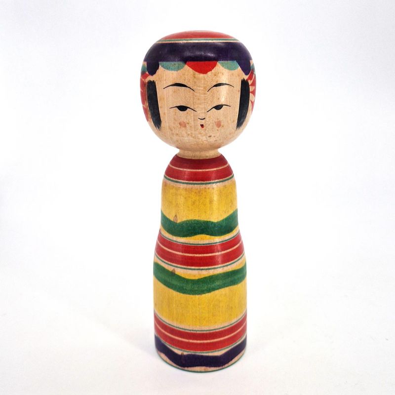 Japanese wooden doll - vintage kokeshi