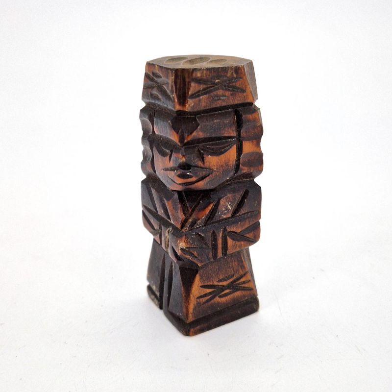 Kleine japanische Holzpuppe, KOKESHI VINTAGE