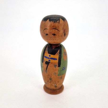 Pequeña muñeca japonesa de madera, KOKESHI VINTAGE