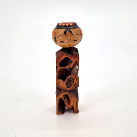 Pequeña muñeca japonesa de madera, KOKESHI VINTAGE