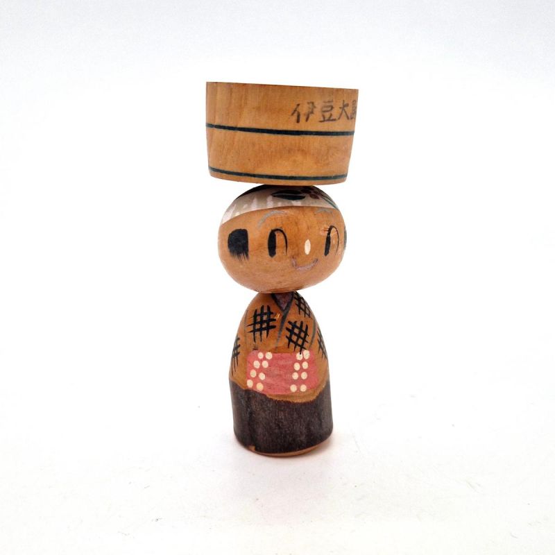 Pequeña muñeca japonesa de madera, KOKESHI VINTAGE