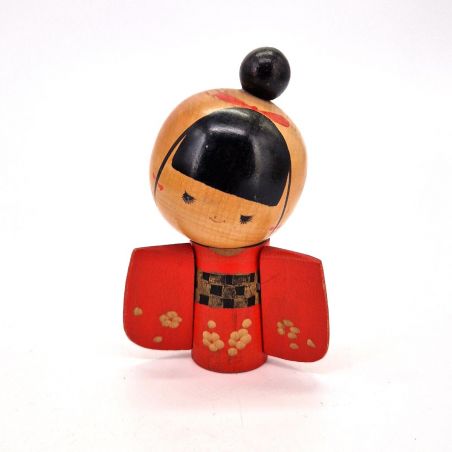 Kleine japanische Holzpuppe, KOKESHI VINTAGE