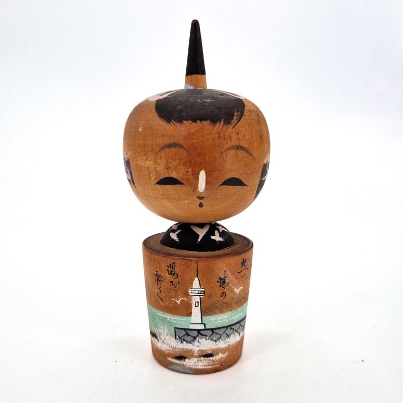 Kleine japanische Holzpuppe, KOKESHI VINTAGE