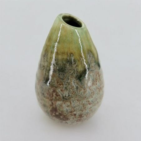 Vase soliflore japonais, vert - TEKUSUCHA