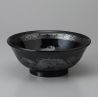 japanese black silver dragon râmen bowl KURO UWAGUSURI GIN RYÛMON