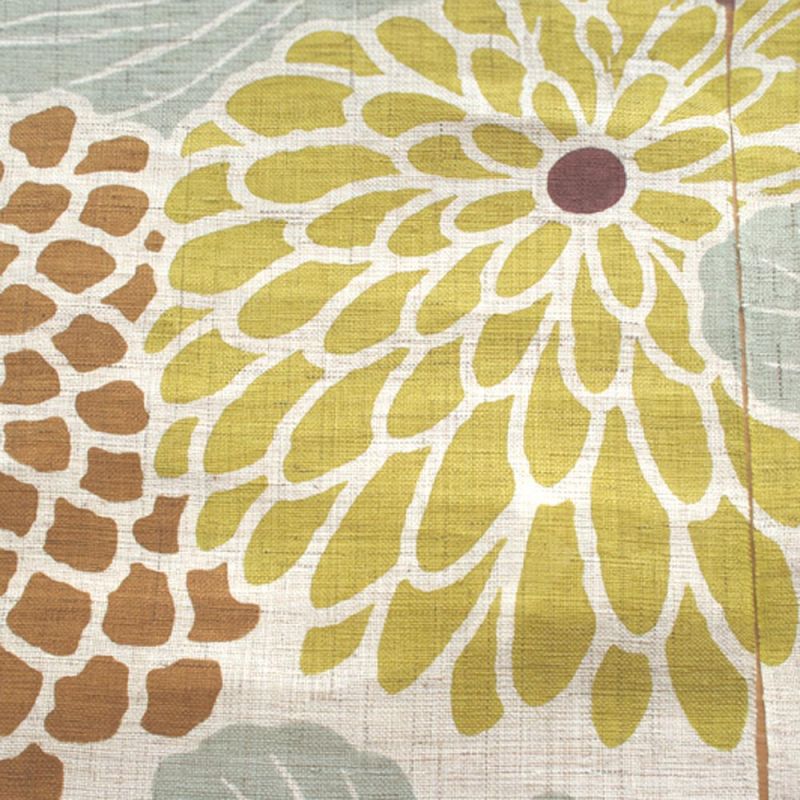 Fine Japanese hemp tapestry, chrysanthemums - KIKU