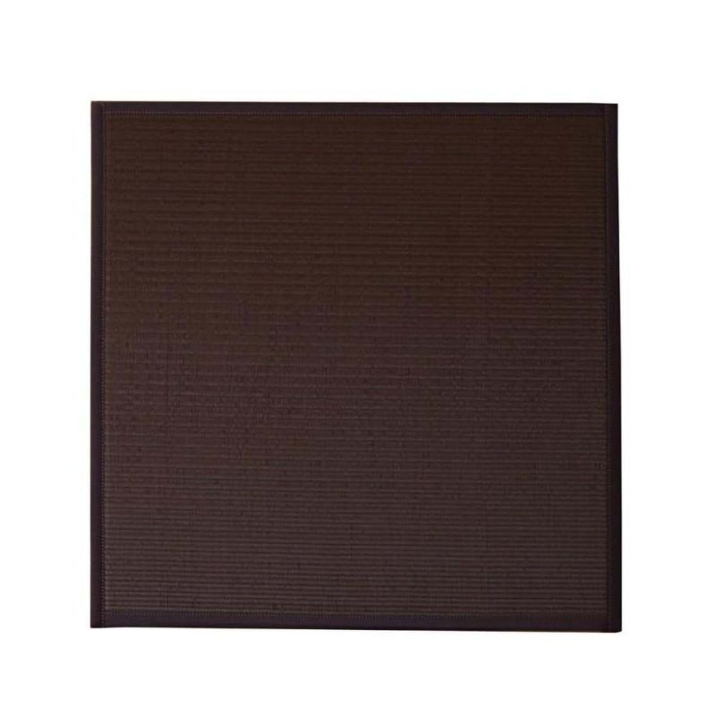 Traditional Japanese Tatami, Polypropylene Mat, brown, SQUASH, 82x82cm