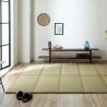 Tapis traditionnel japonais, natte paille de riz, Tatami Mat (Yumemi Tatami), 5 pans pliables