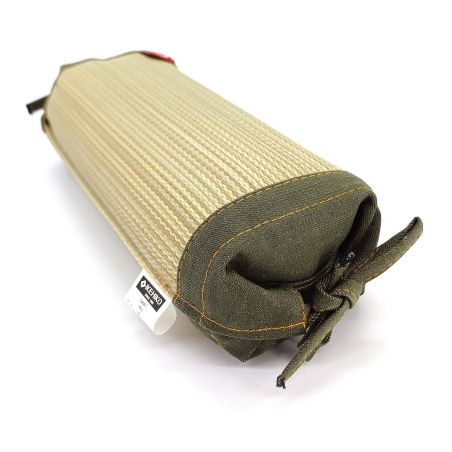 Japanese Makura Pillow in Rice Straw KHAKI 30×15 cm