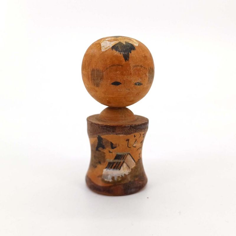 Bambola giapponese in legno, KOKESHI VINTAGE