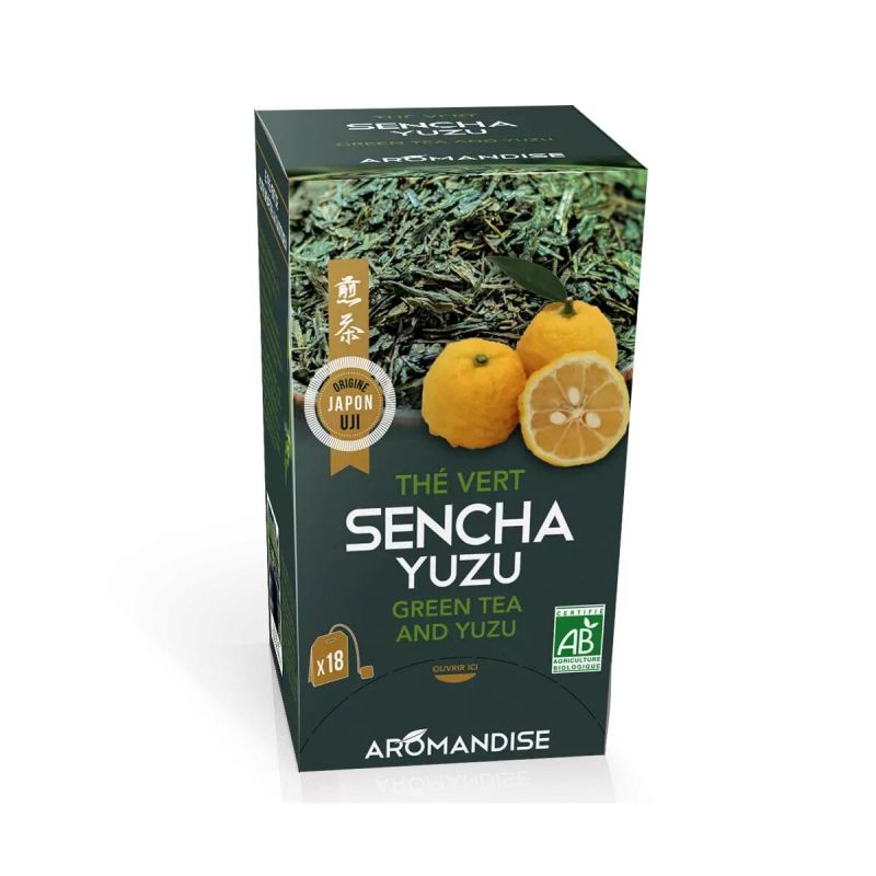 Tè verde biologico Sencha e Yuzu in bustine - SENCHA YUZU