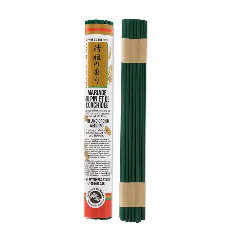 60 Incense Sticks in Roll, Marriage of Pine and Orchid