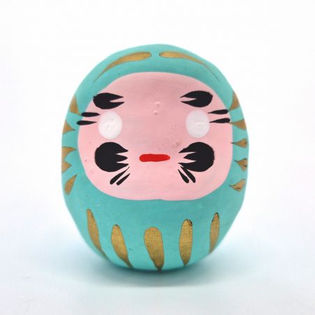 Poupée japonaise daruma verte santé, DARUMA, taille au choix