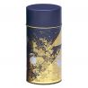 Japanese purple metal tea caddy, SHUKANOEN, 200 g