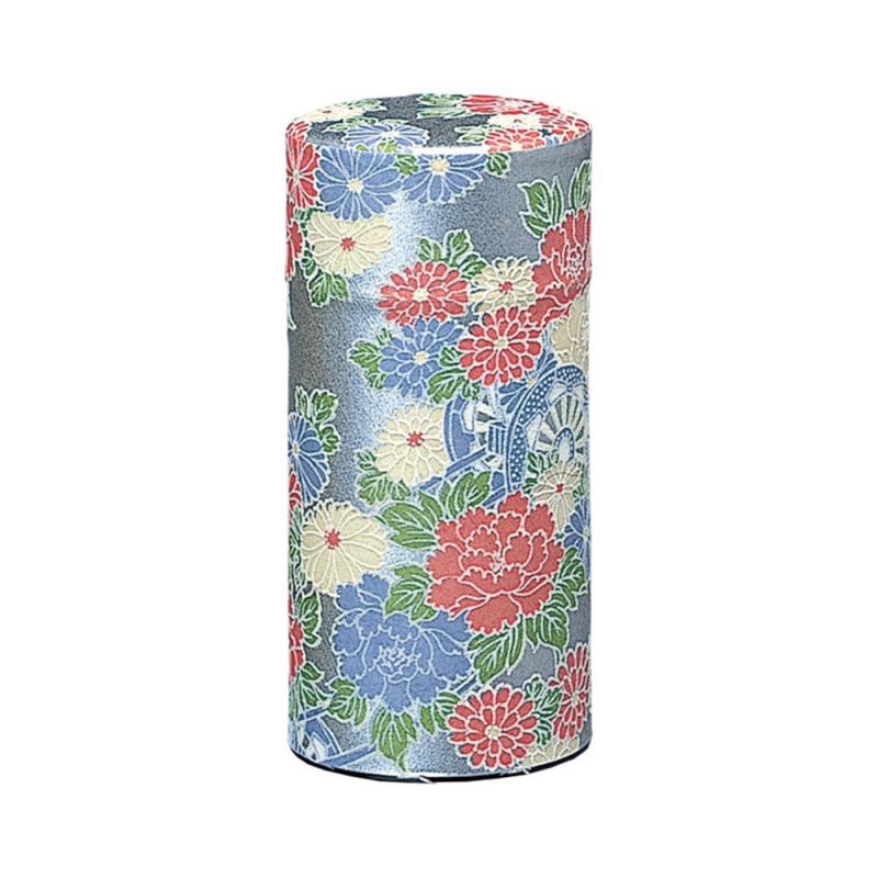 Carrito de té japonés plateado en papel washi, YAYOI GOSHO, 200 g