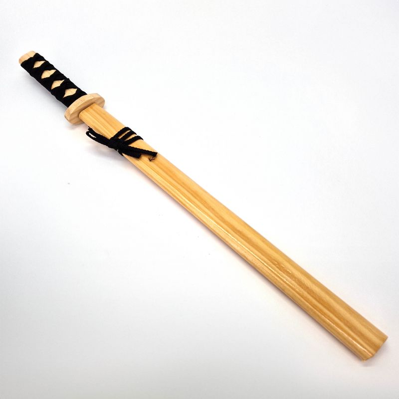 Japanese wooden sword with Saya, Natural color, NINJA