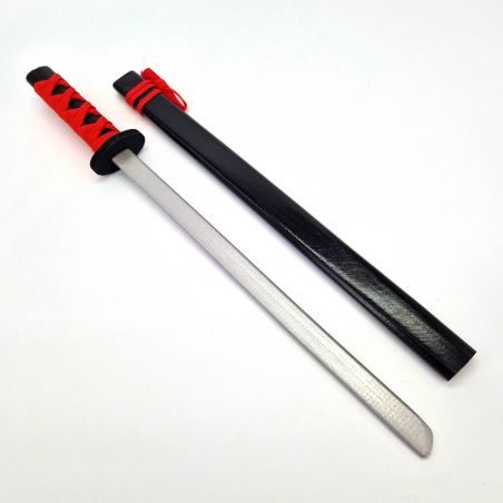 Japanese wooden sword with Saya, black color, NINJA