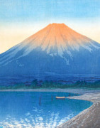 Berg Fuji / Gebirge / Küste - Kawase Hasui